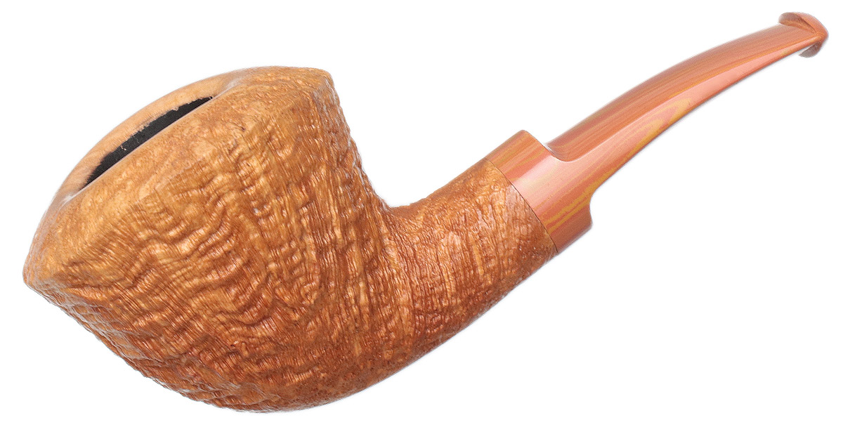 Ryan Alden Sandblasted Nosewarmer Bent Dublin (Queen of Hearts)