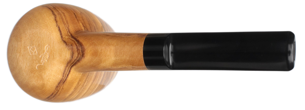 Ryan Alden Smooth Olivewood Pot (Jack of Diamonds)
