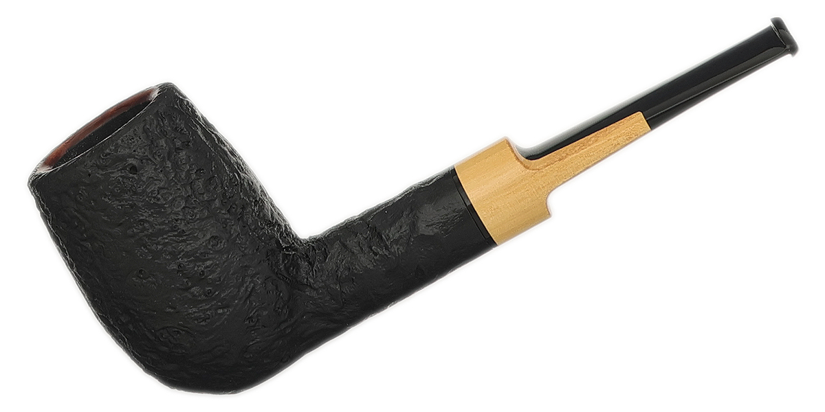 Ryan Alden Sandblasted Billiard with Boxwood (Jack of Diamonds)