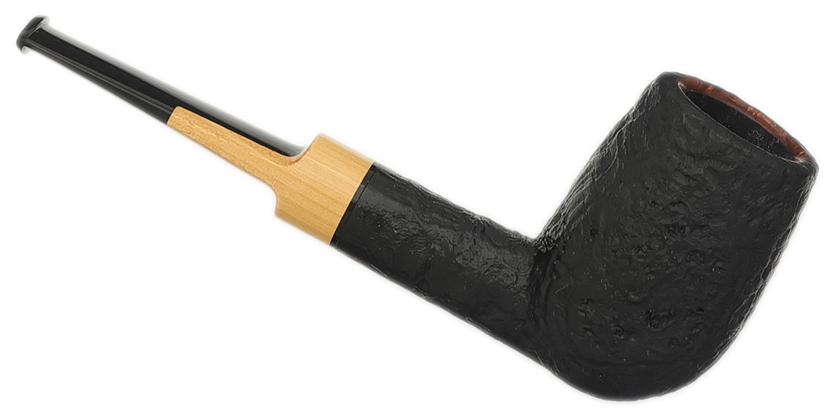 Ryan Alden Sandblasted Billiard with Boxwood (Jack of Diamonds)