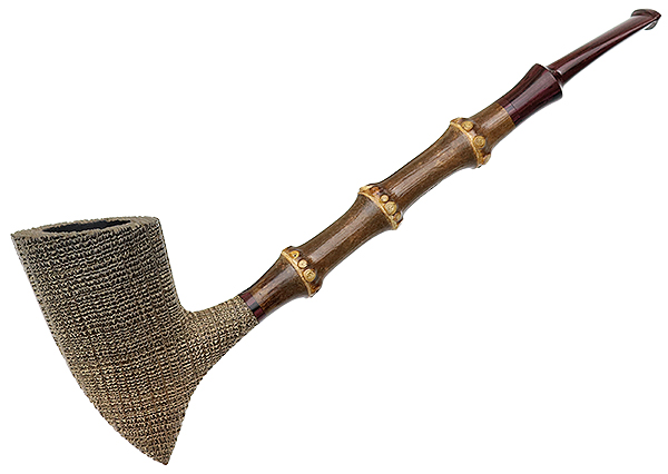 G. Penzo Sandblasted Bog Oak Skater with Bamboo (Shell) (3A)