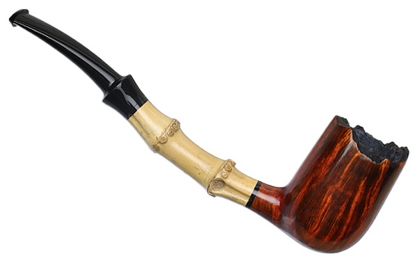 G. Penzo Smooth Bent Billiard with Bamboo (Flame) (B)