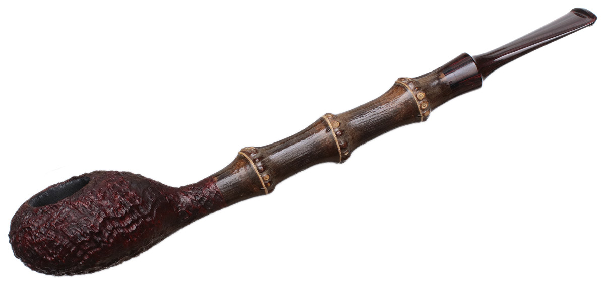 G. Penzo Sandblasted River Stone with Bamboo