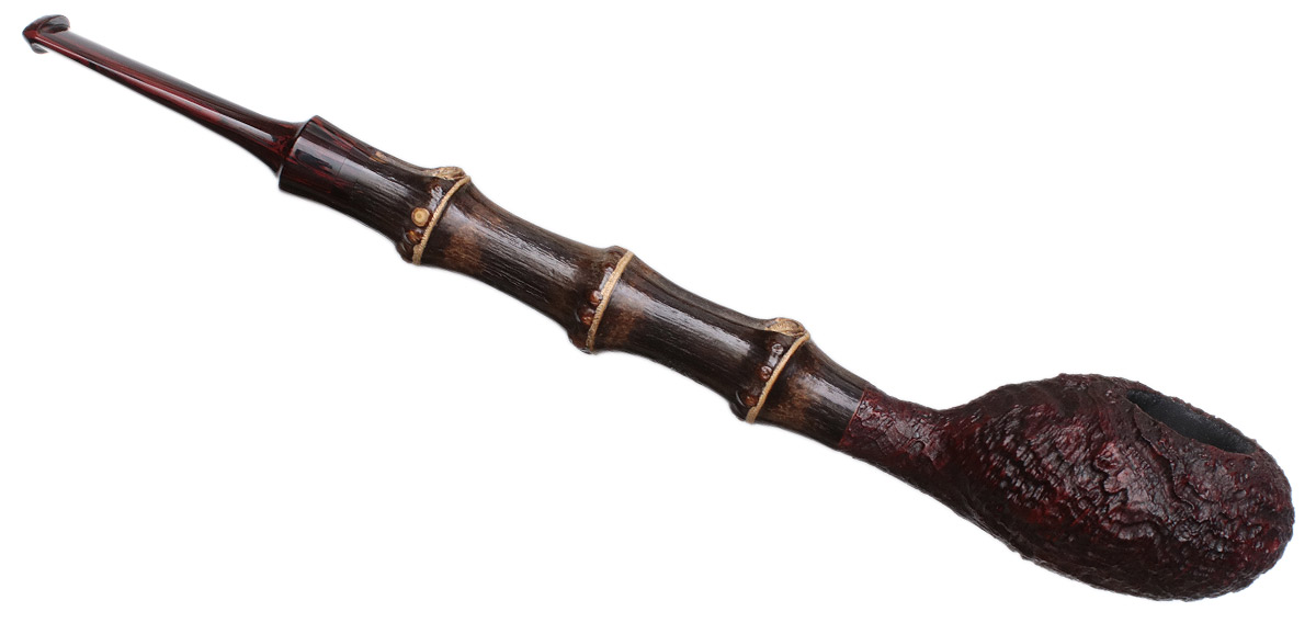 G. Penzo Sandblasted River Stone with Bamboo