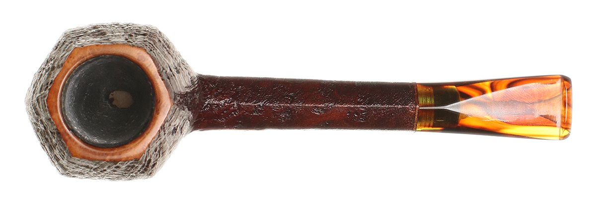 sorensen tobacco as Sandblasted Paneled Brandy Tobacco Pipe