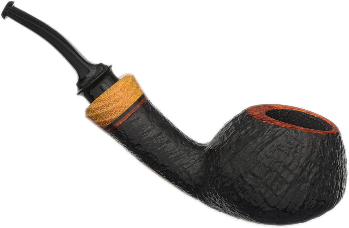 Henri Sorensen Sandblasted Bent Apple with Osage Orange