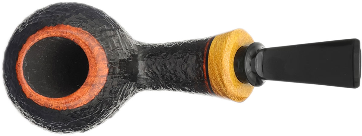 Henri Sorensen Sandblasted Bent Apple with Osage Orange