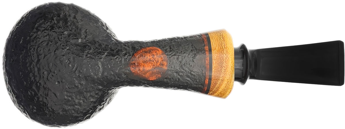 Henri Sorensen Sandblasted Bent Apple with Osage Orange