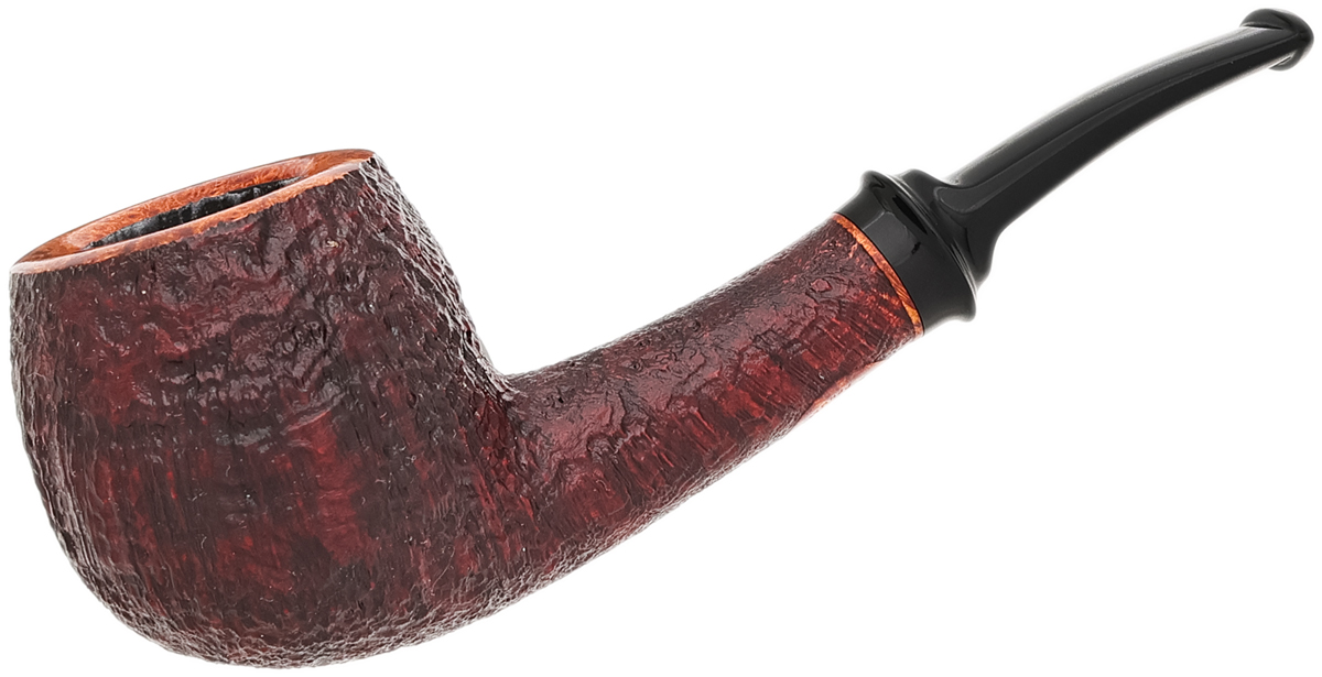 sorensen tobacco as Sandblasted Bent Apple Tobacco Pipe