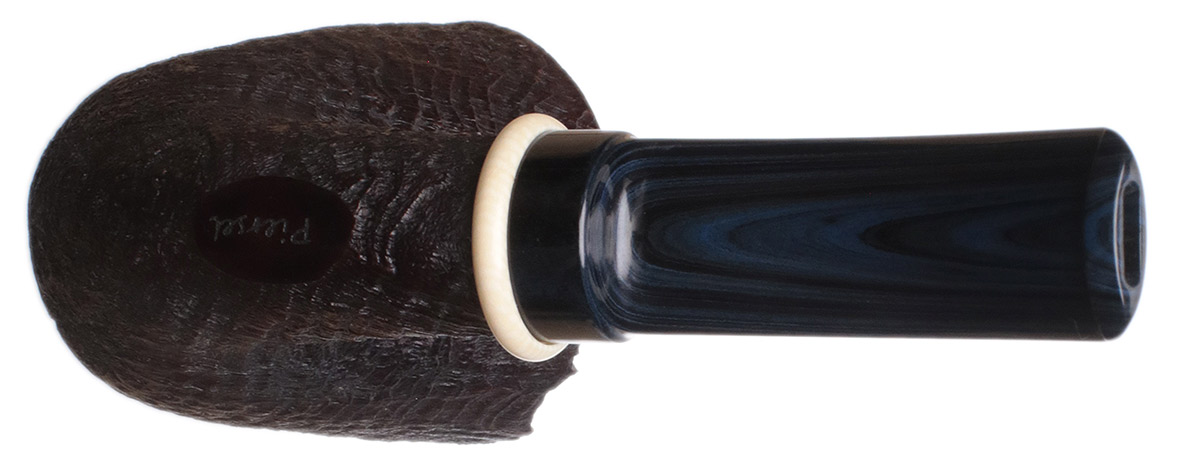 Scottie Piersel Partially Sandblasted Bent Dublin with Ivorite