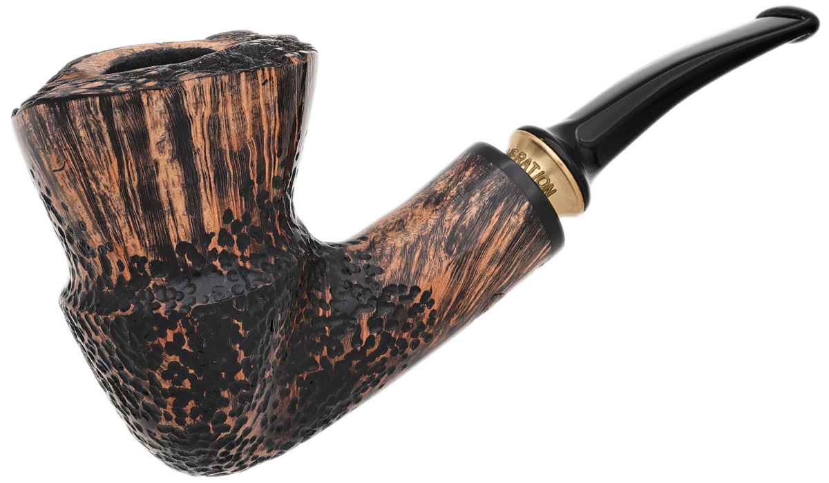 Erik Stokkebye 4th Generation Frihand Black Grain Partially Sandblasted (C)