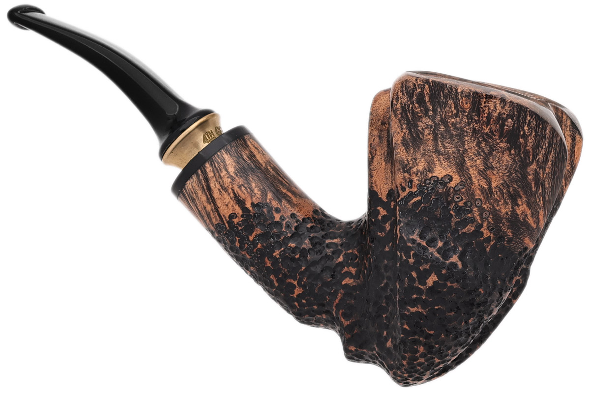 Erik Stokkebye 4th Generation Frihand Black Grain Partially Sandblasted (C)