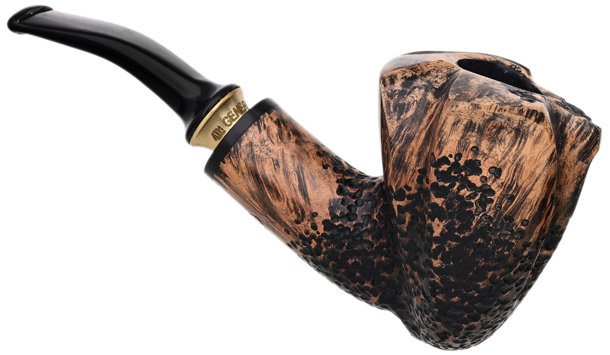 Erik Stokkebye 4th Generation Frihand Black Grain Partially Sandblasted (C)