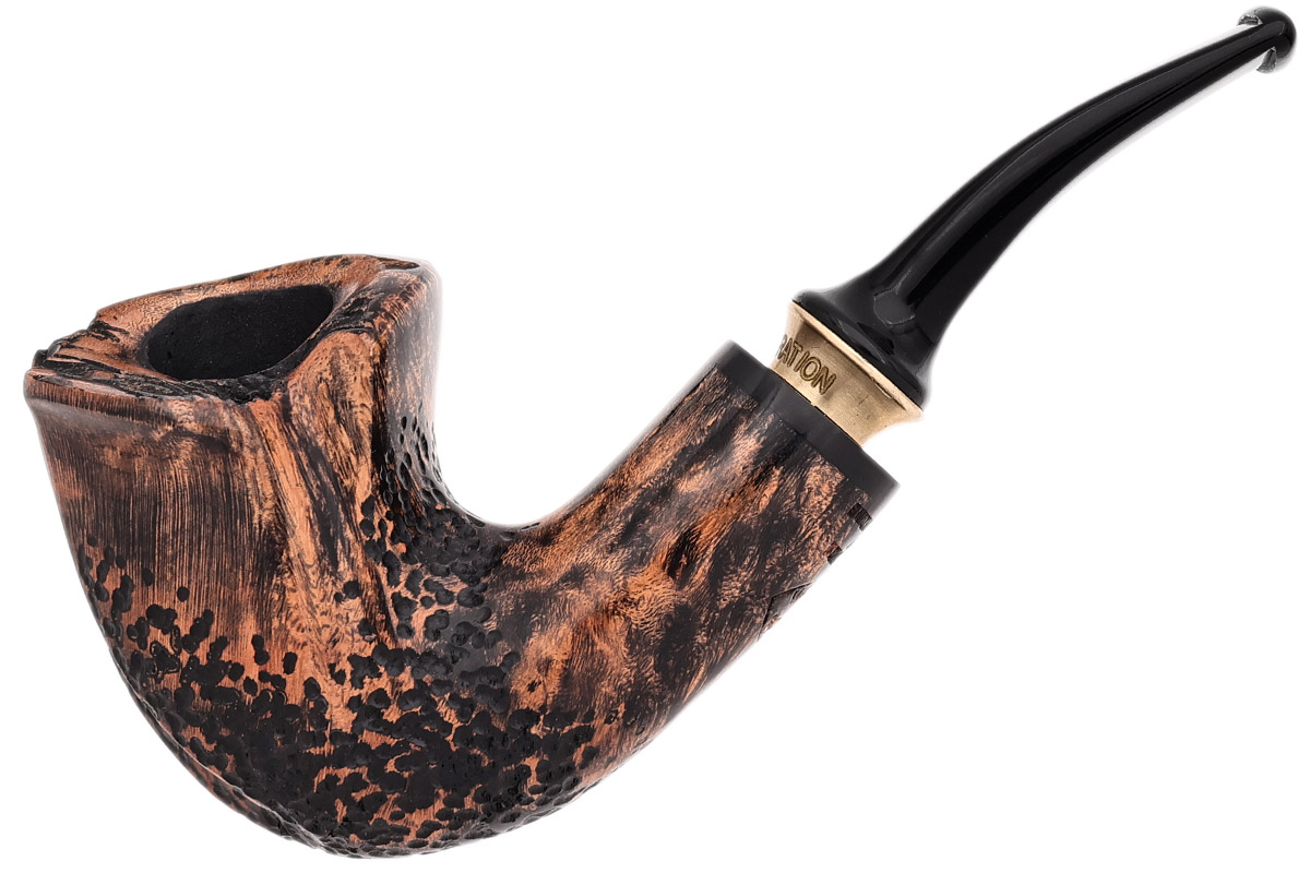 Erik Stokkebye 4th Generation Frihand Black Grain Partially Sandblasted (C)
