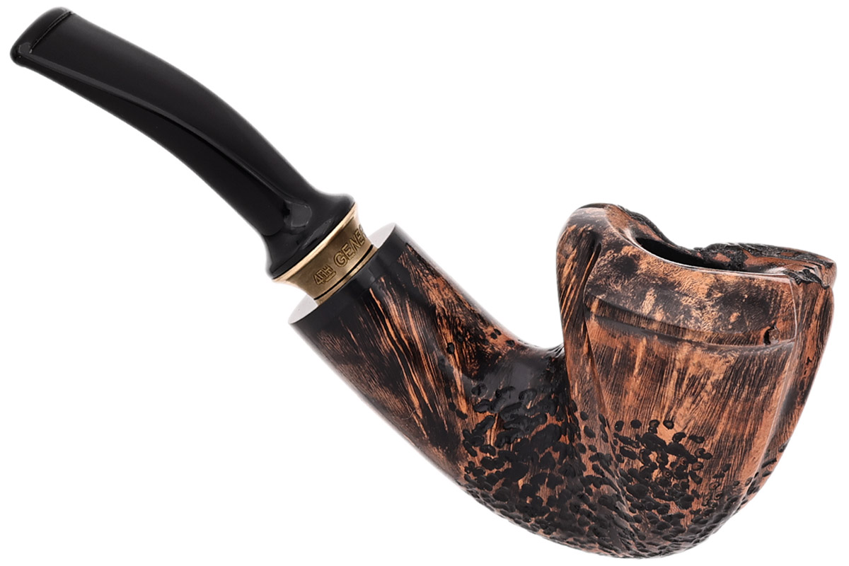 Erik Stokkebye 4th Generation Frihand Black Grain Partially Sandblasted (C)