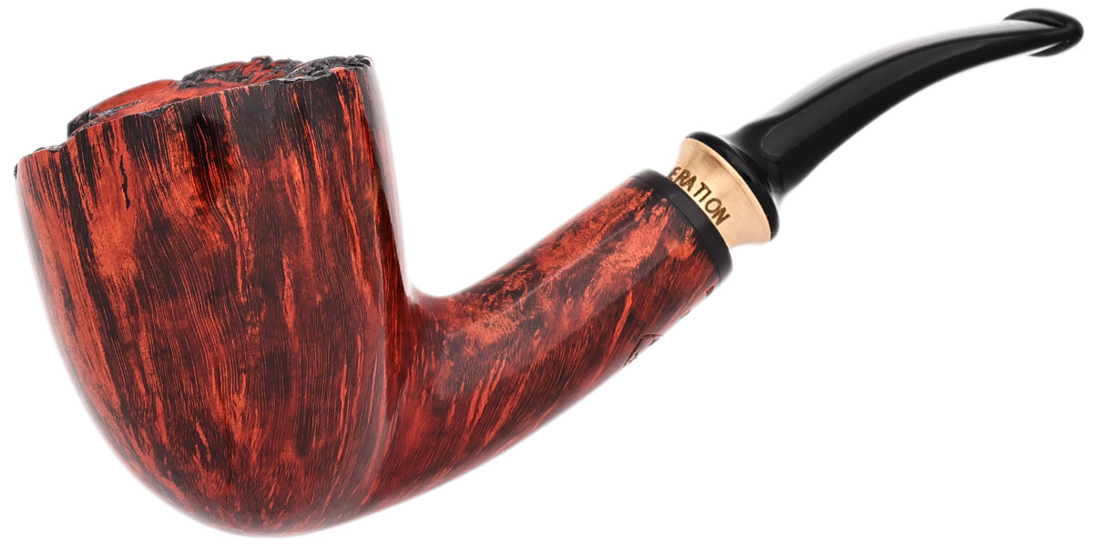 埃里克·斯托克比4代 Frihand Orange Grain 系列 光面 弯式都柏林斗