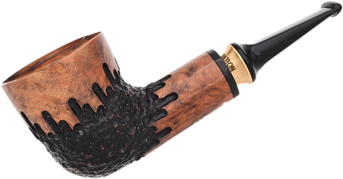 Erik Stokkebye 4th Generation Black Grain Partially Rusticated Dublin (C)