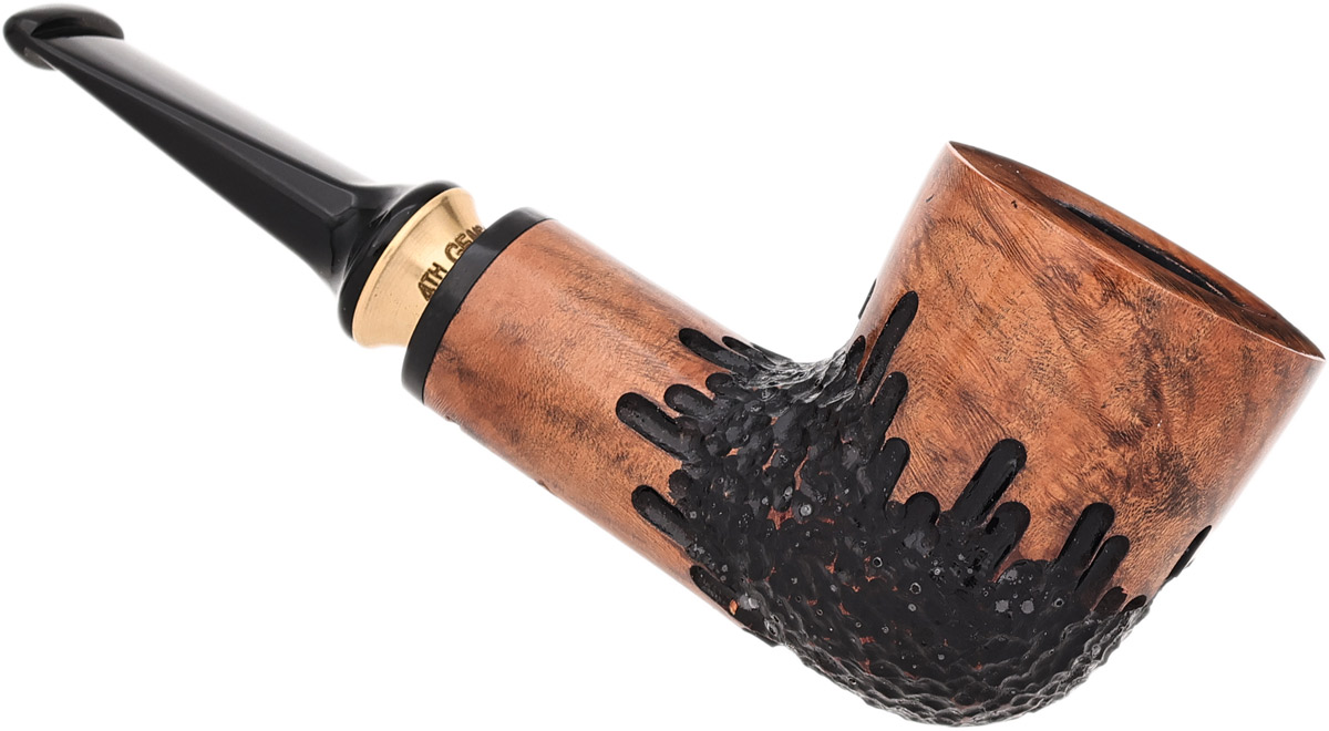 Erik Stokkebye 4th Generation Black Grain Partially Rusticated Dublin (C)