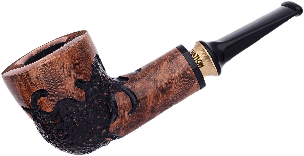 Erik Stokkebye 4th Generation Black Grain Partially Rusticated Dublin (C)