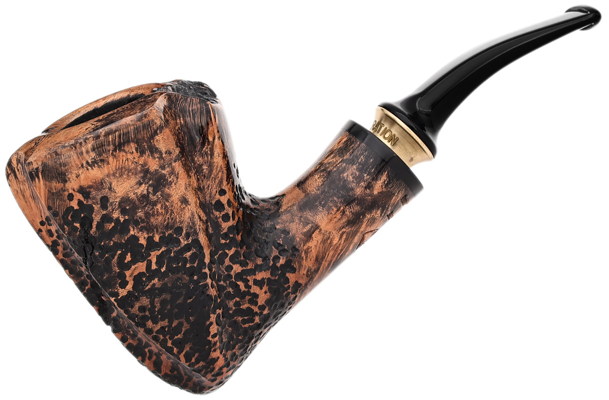 Erik Stokkebye 4th Generation Frihand Black Grain Partially Rusticated (C)