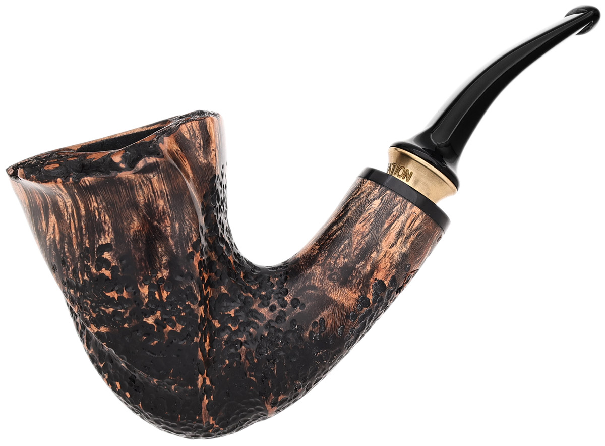 Erik Stokkebye 4th Generation Frihand Black Grain Partially Rusticated (C)