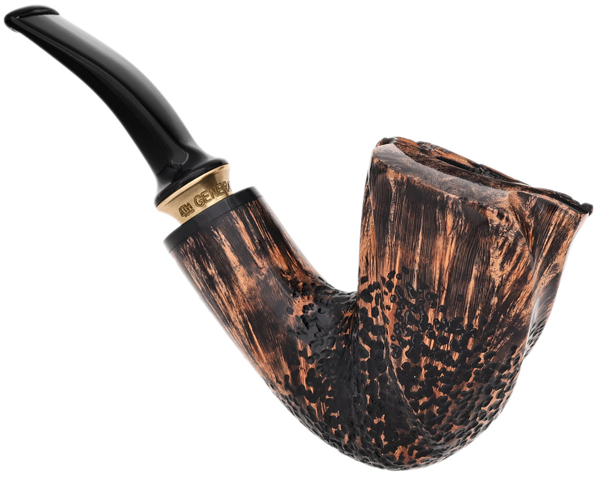 Erik Stokkebye 4th Generation Frihand Black Grain Partially Rusticated (C)