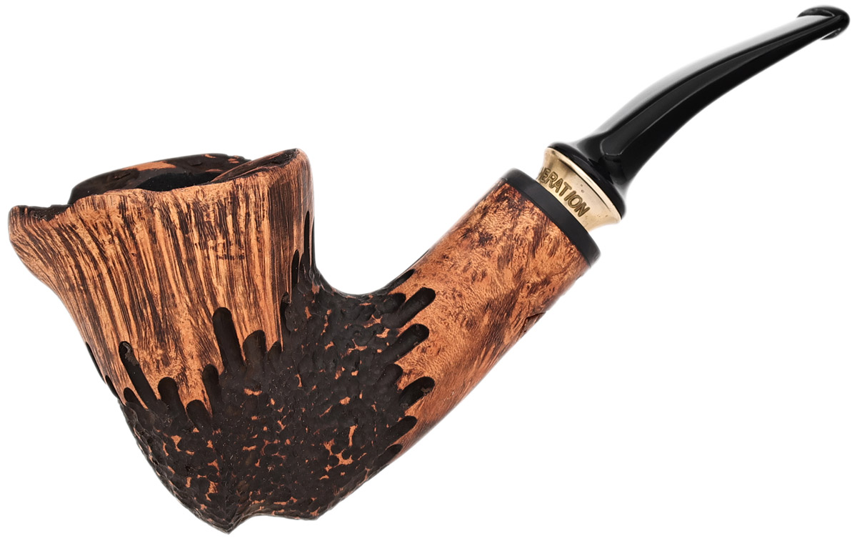 Erik Stokkebye 4th Generation Frihand Matte Brown Partially Rusticated (C)