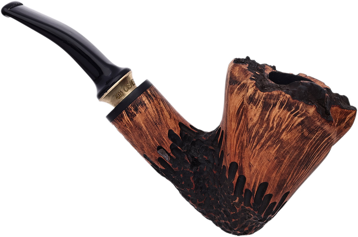 Erik Stokkebye 4th Generation Frihand Matte Brown Partially Rusticated (C)