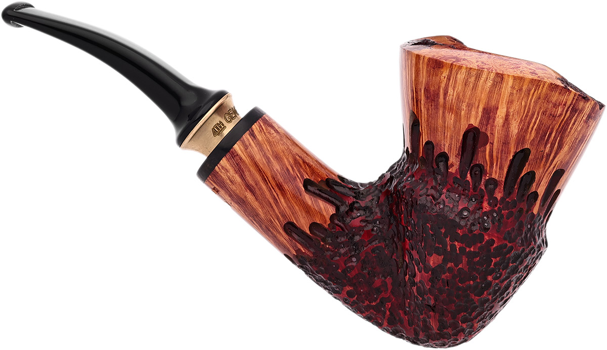 Erik Stokkebye 4th Generation Frihand Matte Brown Partially Rusticated (C)
