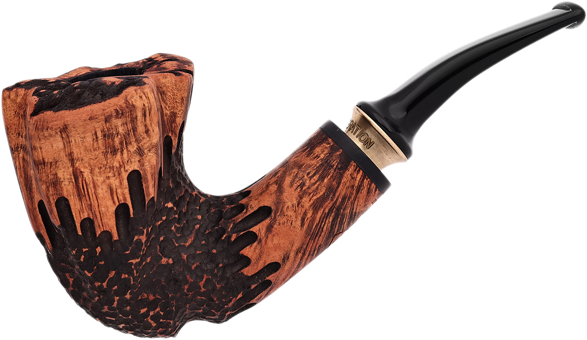 Erik Stokkebye 4th Generation Frihand Matte Brown Partially Rusticated (C)
