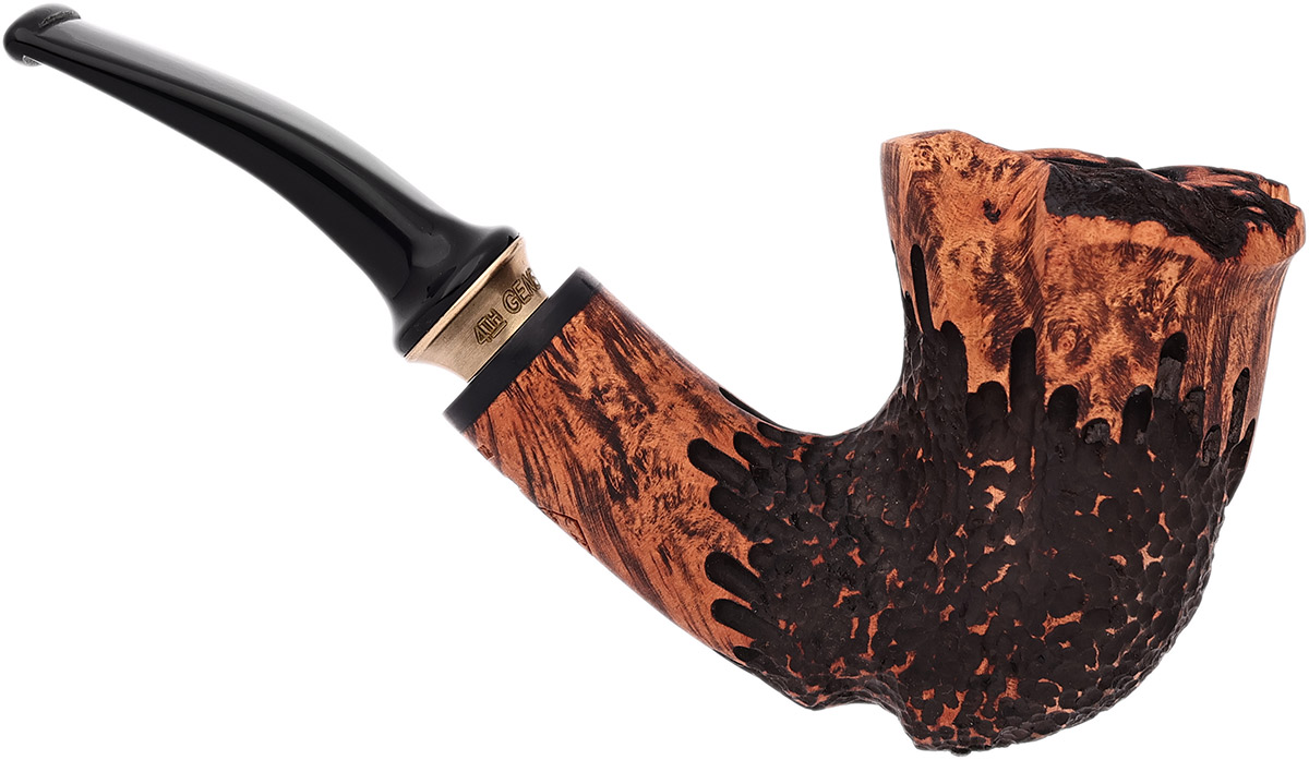 Erik Stokkebye 4th Generation Frihand Matte Brown Partially Rusticated (C)