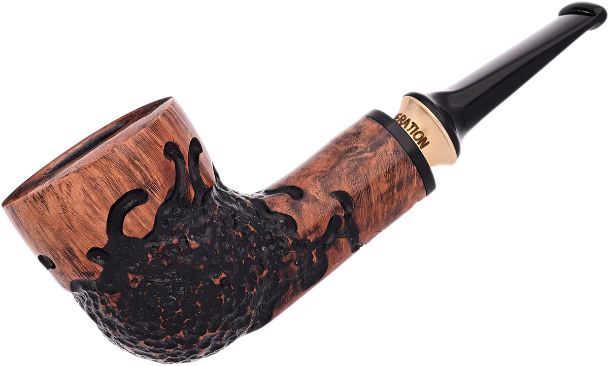 Erik Stokkebye 4th Generation Black Grain Partially Rusticated Dublin (C)