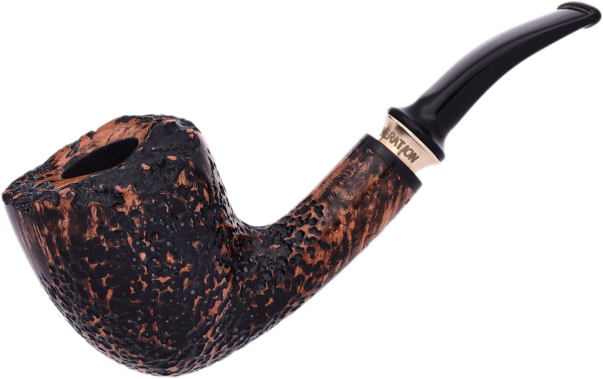 Erik Stokkebye 4th Generation Frihand Black Grain Partially Sandblasted (C)
