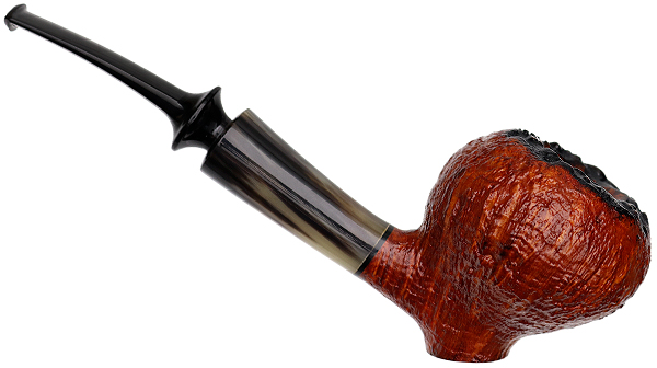 Jerry Zenn Sandblasted Fig Sitter with Horn (750)