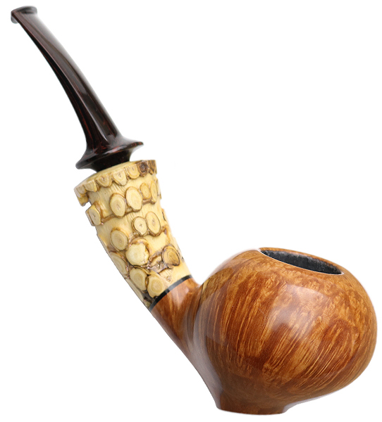 Jerry Zenn Smooth Tomato Sitter with Bamboo
