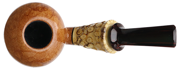 Jerry Zenn Smooth Tomato Sitter with Bamboo