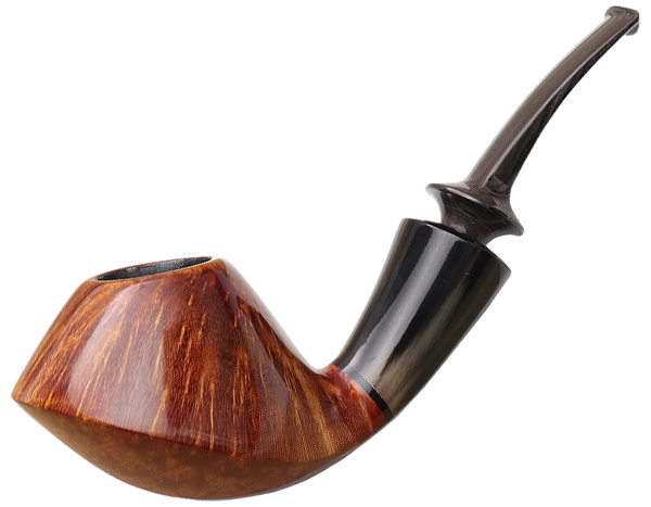 Jerry Zenn: Smooth Volcano with Horn Tobacco Pipe