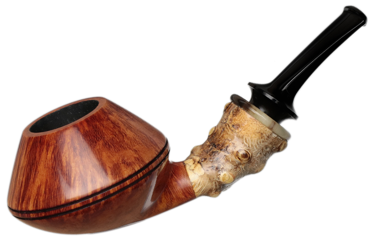 Jerry Zenn Smooth Rhodesian with Bamboo and Horn