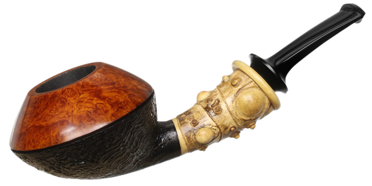 Jerry Zenn Partially Sandblasted Rhodesian with Bamboo