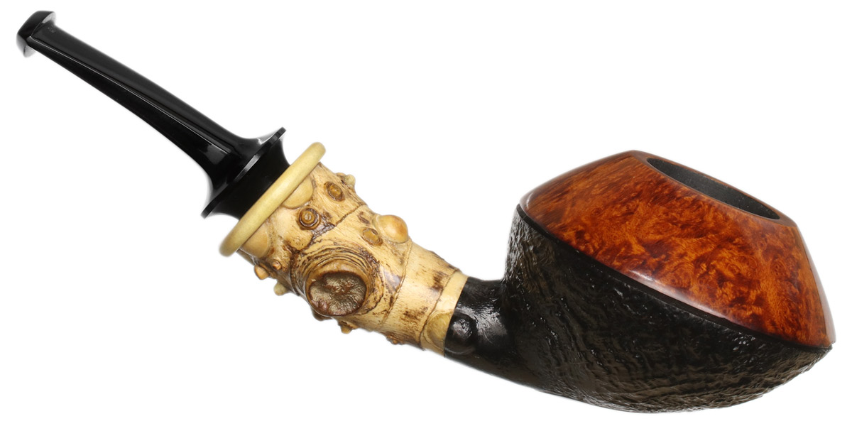 Jerry Zenn Partially Sandblasted Rhodesian with Bamboo