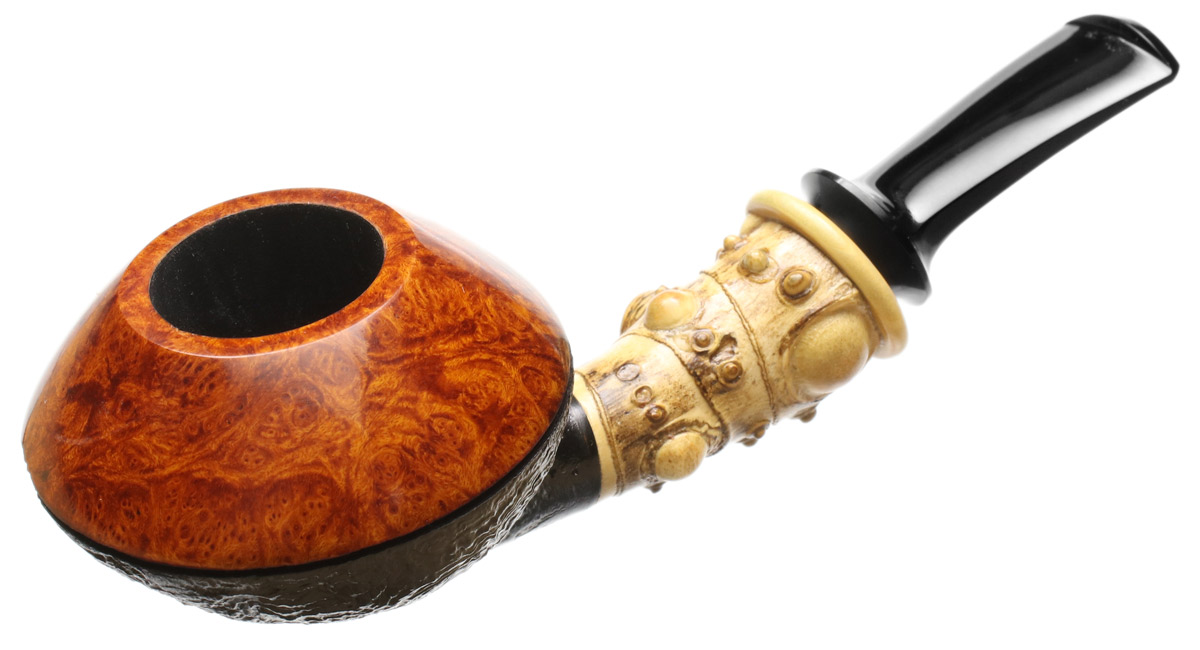 Jerry Zenn Partially Sandblasted Rhodesian with Bamboo