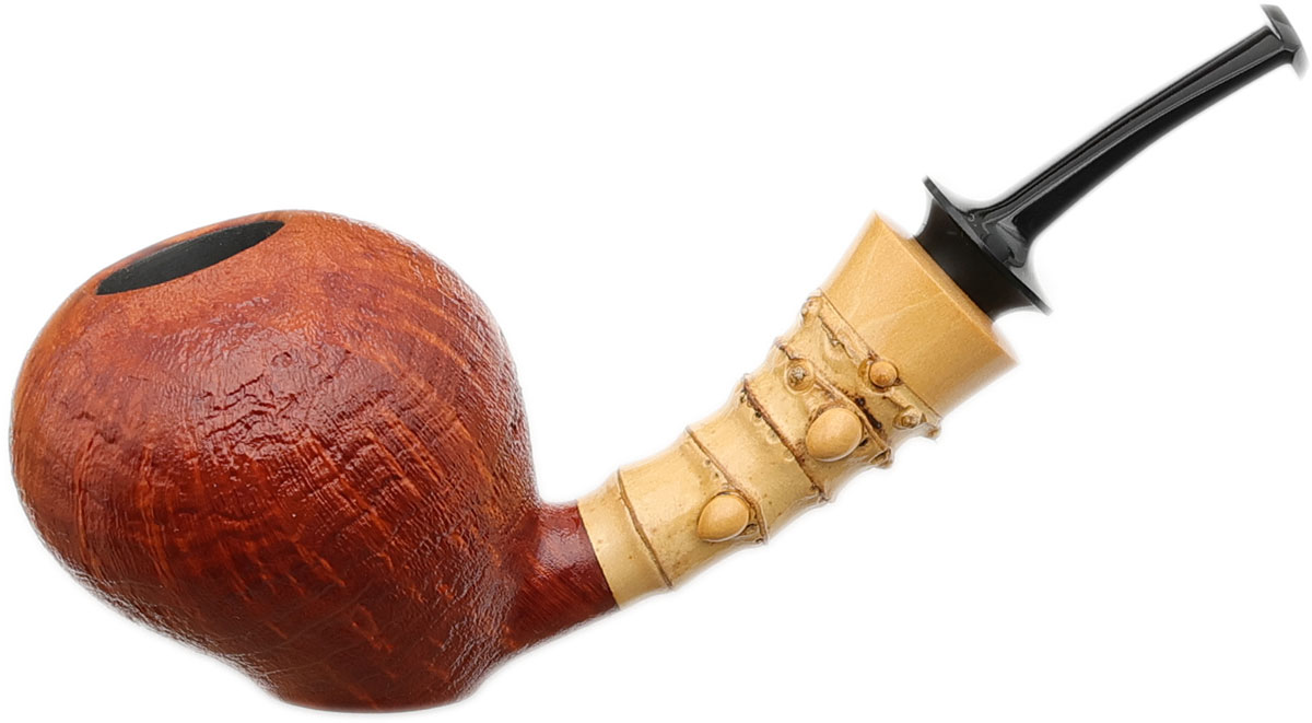Jerry Zenn Sandblasted Acorn with Bamboo and Boxwood
