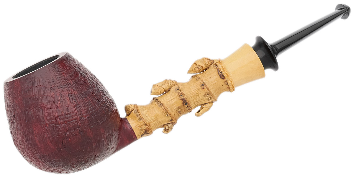 Jerry Zenn Sandblasted Brandy with Bamboo and Boxwood