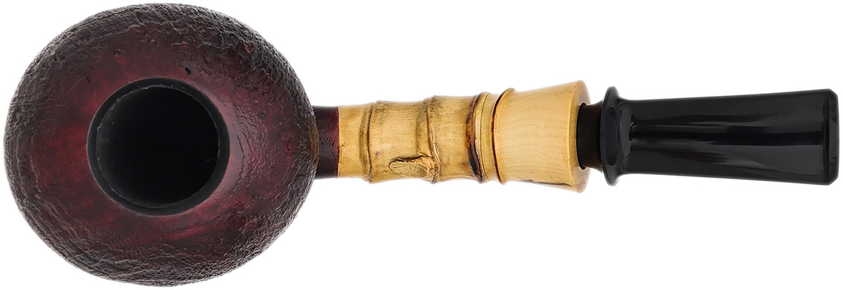 Jerry Zenn Sandblasted Bent Apple with Bamboo and Boxwood