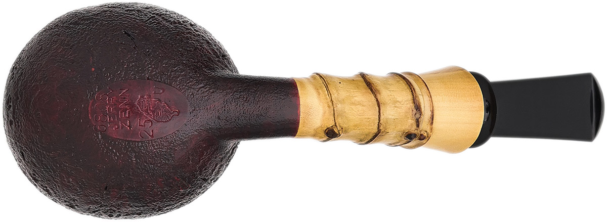 Jerry Zenn Sandblasted Bent Apple with Bamboo and Boxwood