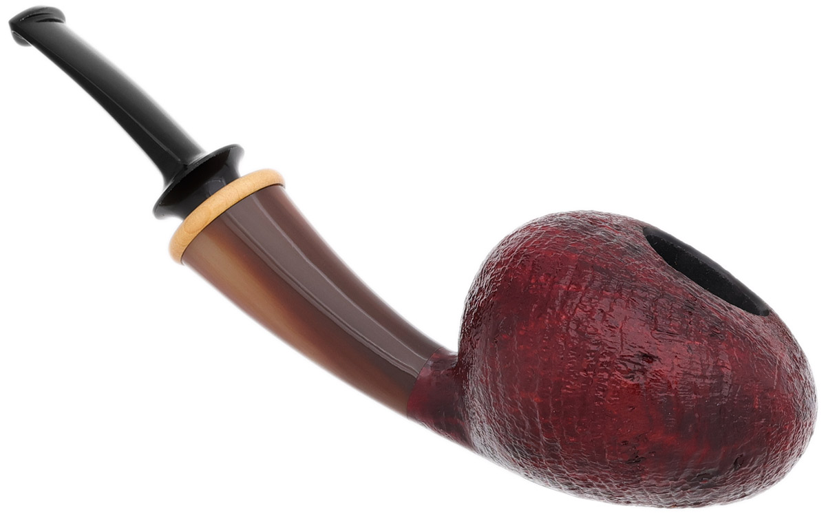 Jerry Zenn Sandblasted Tomato with Horn and Boxwood
