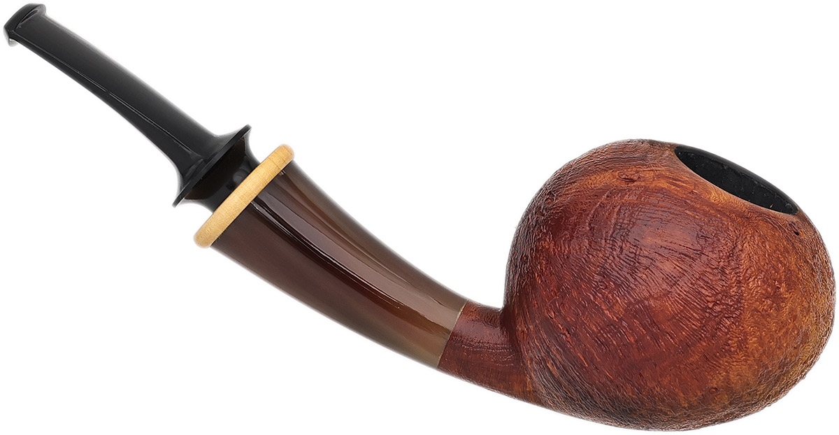 Jerry Zenn Sandblasted Tomato with Horn and Boxwood