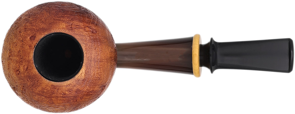 Jerry Zenn Sandblasted Tomato with Horn and Boxwood