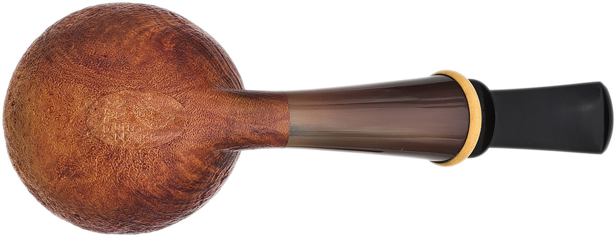 Jerry Zenn Sandblasted Tomato with Horn and Boxwood