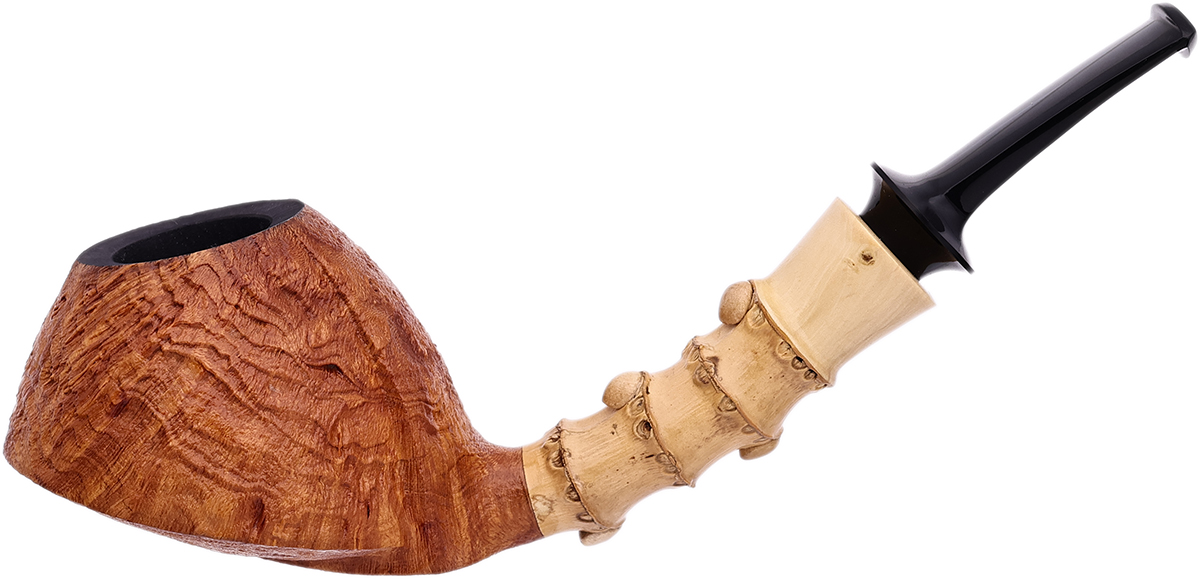 Jerry Zenn Sandblasted Volcano with Bamboo